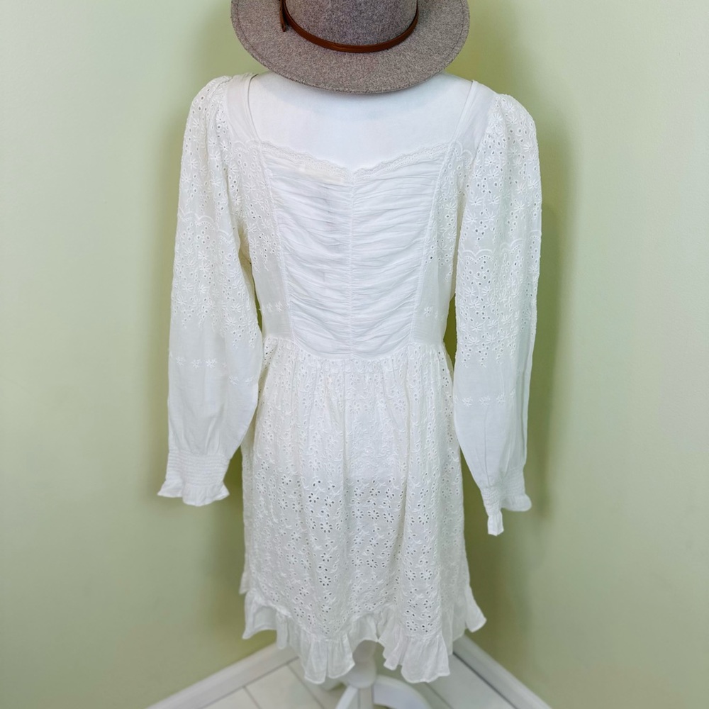 *NWT* LoveShackFancy Preslina White Eyelet Dress - Picture 9 of 12